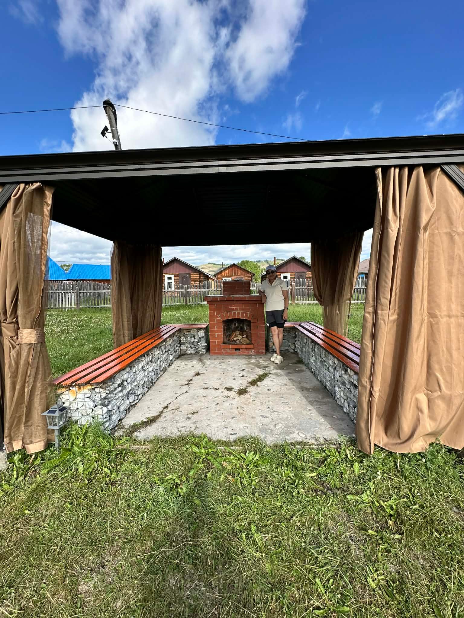 Ariundalai Outside Tent